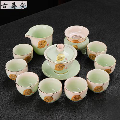 功夫茶具套装选购指南 苏氏哥窑紫砂鎏银礼盒，高颜值与品位的完美结合