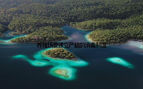 养殖场要建立严格的消毒制度