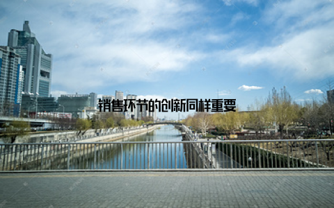 销售环节的创新同样重要