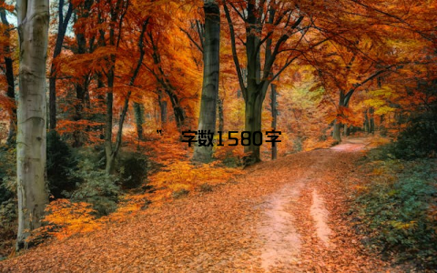 ” 字数1580字