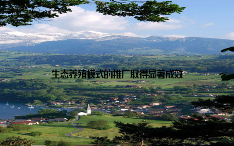 生态养殖模式的推广取得显著成效