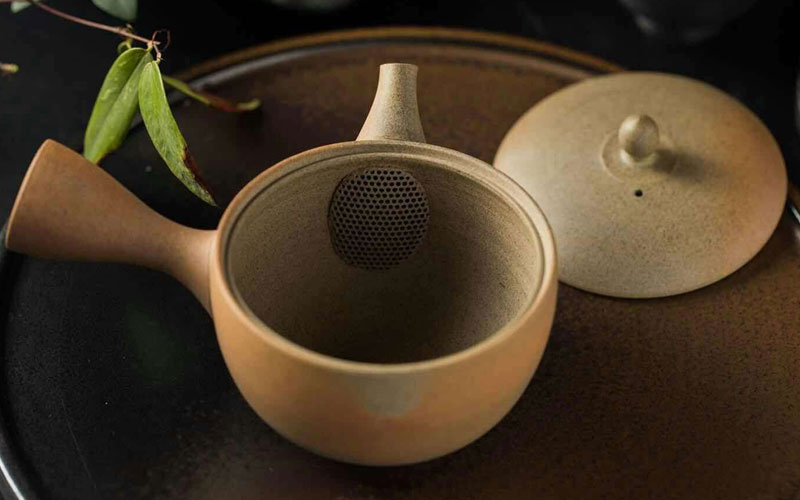 天景正元 烧缔急须 常滑烧 日本茶器 茶壶